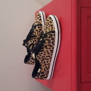 Kate Spade & Keds Leopard Leather Shoes